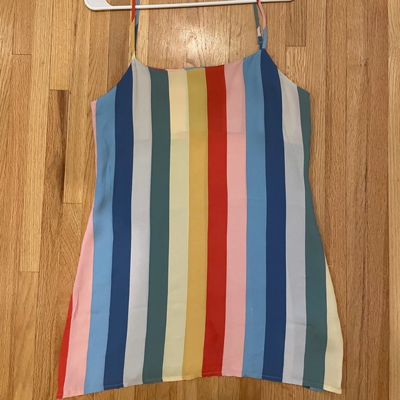 Reformation rainbow cami slip dress - Picture 4 of 5